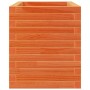 Fioriera Giardino Marrone Cera 70x40x45,5cm Legno Massello Pino