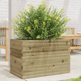 Fioriera da Giardino 70x40x45,5 cm in Legno di Pino Impregnato