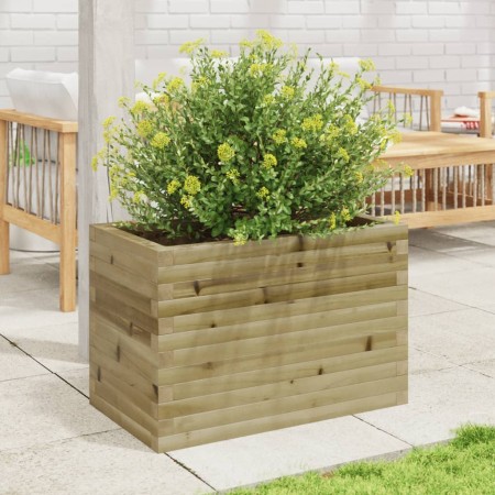 Fioriera da Giardino 70x40x45,5 cm in Legno di Pino Impregnato