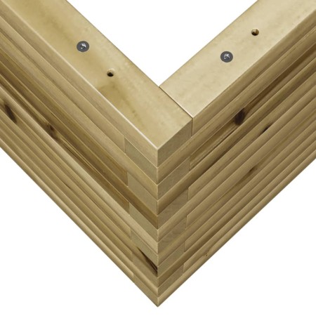 Fioriera da Giardino 70x40x45,5 cm in Legno di Pino Impregnato