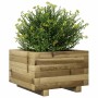 Fioriera da Giardino 40x40x26,5 cm in Legno di Pino Impregnato