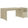 Tavolino da Salotto Rovere Sonoma 90x45x35 cm Legno Multistrato