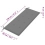 Panchina da Giardino 2 Posti e Cuscino 120cm Massello Eucalipto