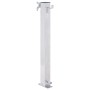Colonna d'Acqua da Giardino 80 cm Acciaio Inox Quadrato