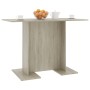 Tavolo da Pranzo Rovere Sonoma 110x60x75cm in Legno Multistrato