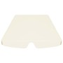 Baldacchino per Dondolo Giardino Crema 150/130x105/70 cm