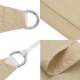 Parasole a Vela Oxford Triangolare 5x5x6 m Beige