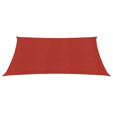 Vela Parasole 160 g/m² Rossa 4,5x4,5 m in HDPE