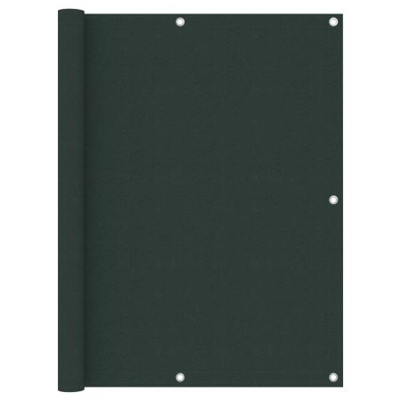 Paravento da Balcone Verde Scuro 120x300 cm Tessuto Oxford