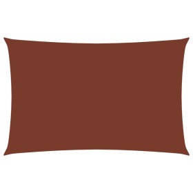 Parasole a Vela Oxford Rettangolare 3x5 m Terracotta