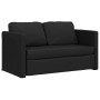 Divano Letto da Terra 2 in 1 Nero 112x174x55 cm Similpelle