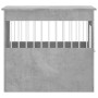 Gabbia Cani Arredamento Grigio Cemento 64,5x80x71cm Multistrato