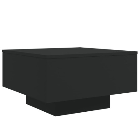 Tavolino da Salotto Nero 55x55x31 cm in Legno Multistrato