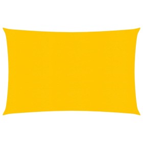 Vela Parasole 160 g/m² Rettangolare Giallo 5x6 m in HDPE