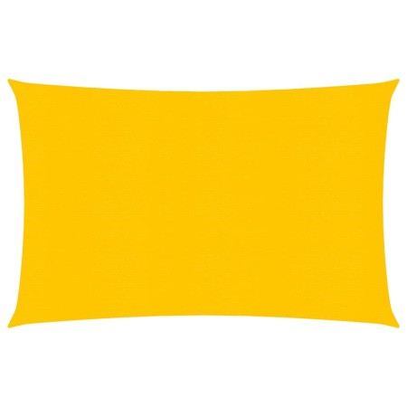 Vela Parasole 160 g/m² Rettangolare Giallo 5x6 m in HDPE