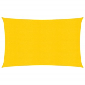 Vela Parasole 160 g/m² Rettangolare Giallo 4x6 m in HDPE