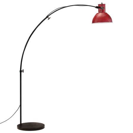 Lampada da Terra 25 W Rosso Anticato 150 cm E27