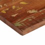 Piano Tavolo 120x20x3,8 cm Rettangolare in Massello di Recupero