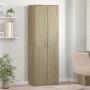 Credenza Rovere Sonoma 60x35x180 cm in Legno Multistrato