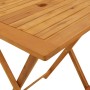 Set da Bistrot 3pz Beige in Tessuto e Legno Massello