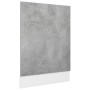 Pannello Lavastoviglie Grigio Cemento 45x3x67 cm Multistrato