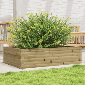 Fioriera da Giardino 90x60x23 cm in Legno di Pino Impregnato