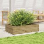 Fioriera da Giardino 90x60x23 cm in Legno di Pino Impregnato