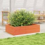 Fioriera Giardino Marrone Cera 90x60x23 cm Legno Massello Pino