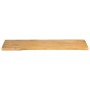 Piano Tavolo 110x40x3,8 cm Bordi Vivi in Legno Massello Mango