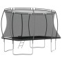 Set Trampolino Rettangolare 335x244x90 cm 150 kg