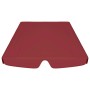 Baldacchino per Dondolo Giardino Rosso Vino 188/168x145/110 cm