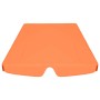 Baldacchino per Dondolo Giardino Arancione 150/130x105/70 cm