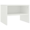 Comodino Bianco 40x30x30 cm Legno Ingegnerizzato