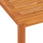 Set da Pranzo da Giardino 7 pz in Legno Massello di Teak