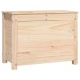 Contenitore Portaoggetti 60x32x45,5 cm Legno Massello Pino