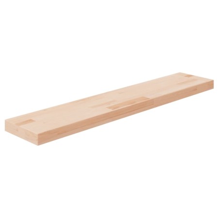 Ripiano 100x20x4 cm Legno Massello di Rovere Non Trattato