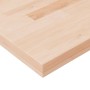 Ripiano 100x20x4 cm Legno Massello di Rovere Non Trattato