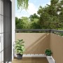 Paravento da Balcone in Tessuto Oxford 90x600 cm Beige