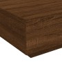 Tavolino da Salotto Rovere Marrone 80x80x31cm Legno Multistrato