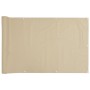 Paravento da Balcone Beige 90x300 cm in Tessuto Oxford