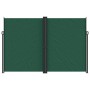 Tenda da Sole Laterale Retrattile Verde Scuro 220x1000 cm