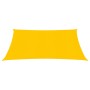 Vela Parasole 160 g/m² Quadrata Giallo 4,5x4,5 m in HDPE