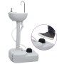 Set Toilette Portatile Campeggio Supporto Lavamani Tanica Acqua