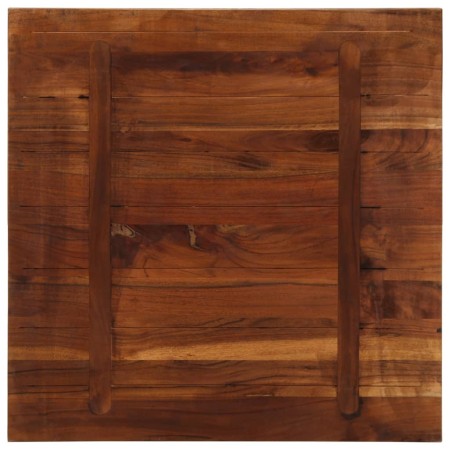 Piano per Tavolo 80x80x3,8 cm Quadrato Legno Massello di Acacia