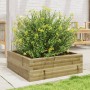 Fioriera da Giardino 70x70x23 cm in Legno di Pino Impregnato