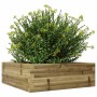 Fioriera da Giardino 70x70x23 cm in Legno di Pino Impregnato