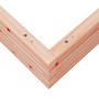 Fioriera da Giardino 100x100x23 cm Legno Massello di Douglas