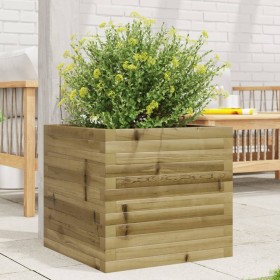 Fioriera da Giardino 50x50x45,5 cm in Legno di Pino Impregnato