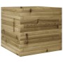 Fioriera da Giardino 50x50x45,5 cm in Legno di Pino Impregnato