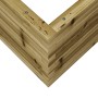 Fioriera da Giardino 50x50x45,5 cm in Legno di Pino Impregnato